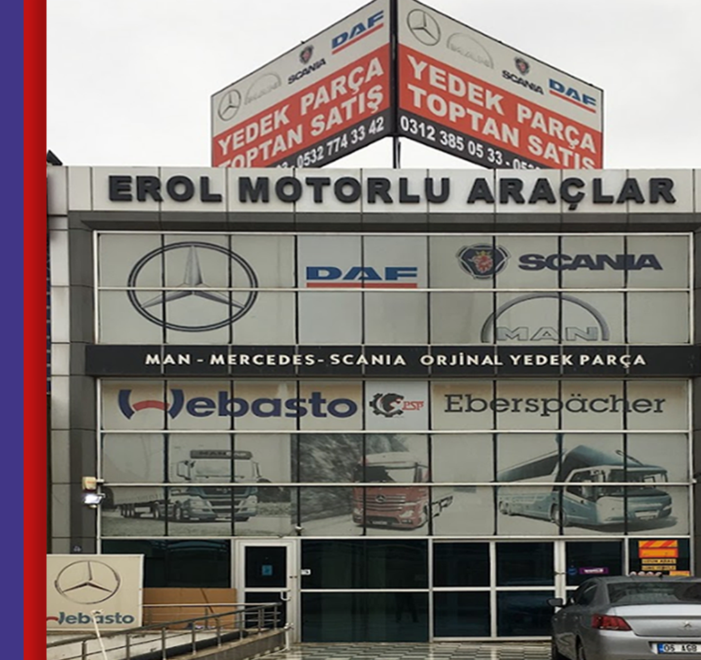 Erol Motorlu Araçlar Man Yedek Parça Ankara
